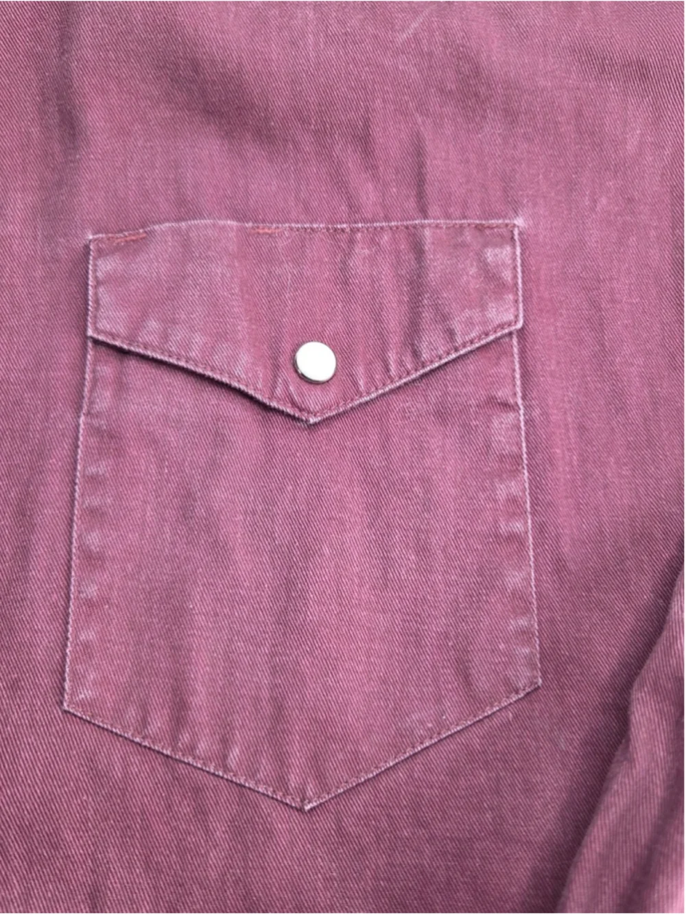 Wrangler Western Shirt Mens XL Burgundy Pearl Snap Long Sleeve Cowboy Rodeo #863